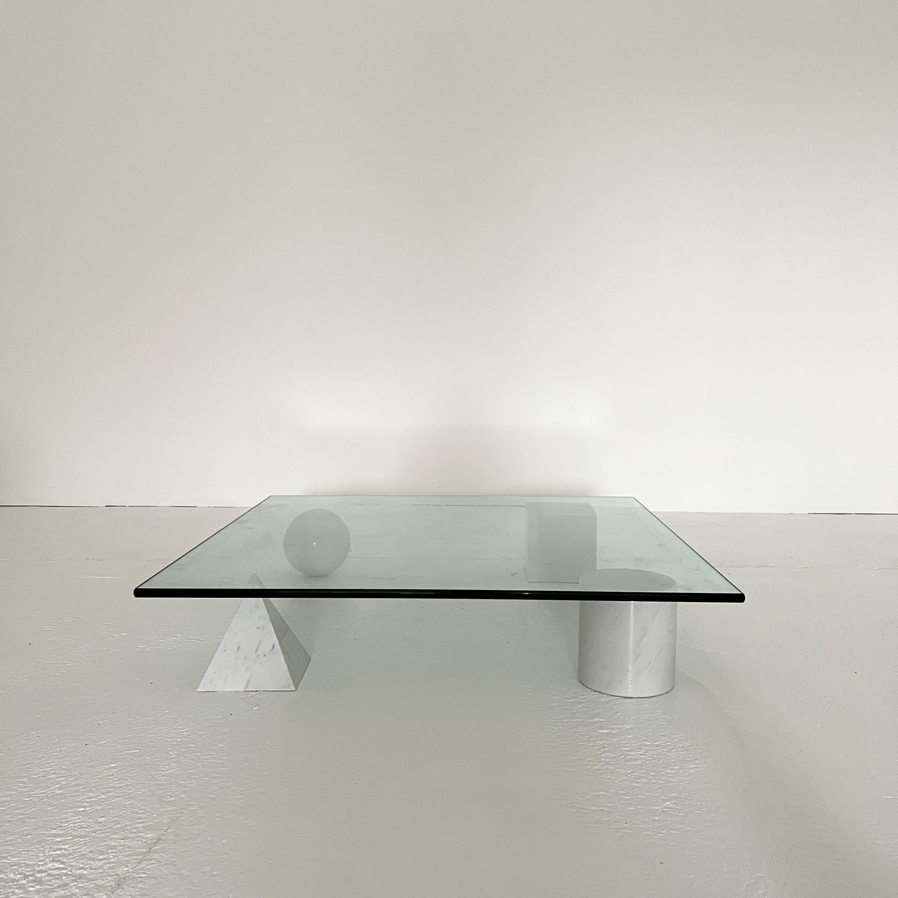Mid-Century Modern Massimo & Lella Vignelli, 'Metafora' Coffee Table, Casigliani, Italy