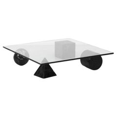 Massimo & Lella Vignelli 'Metafora' coffee table for Casigliani, Italy 1979.