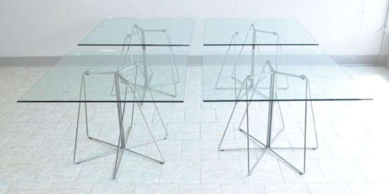 American Massimo & Lella Vignelli Paperclip Table for Knoll