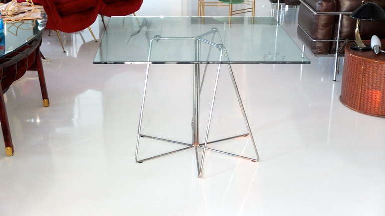 Massimo & Lella Vignelli Paperclip Table for Knoll In Good Condition In Hanover, MA