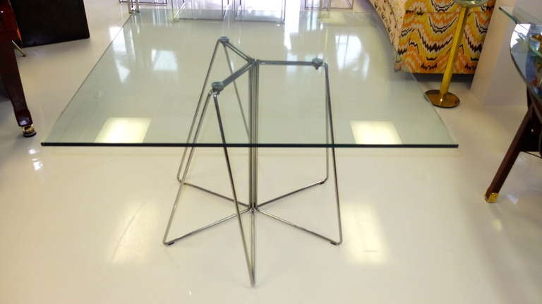 Massimo & Lella Vignelli Paperclip Table for Knoll 2