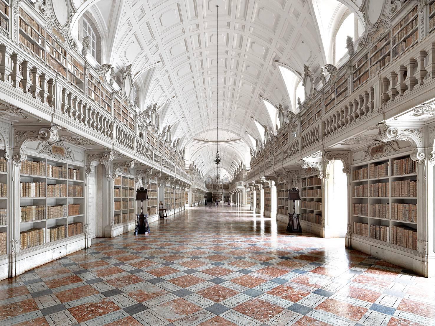 Biblioteca Palatina, Parma - Contemporary Photograph by Massimo Listri