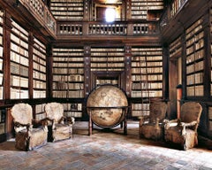 La Bibliotheca Fermo, intérieur de la bibliothèque, photographie d'art, 2015