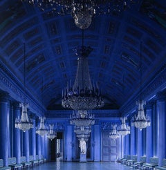 Château de Compiègne I in France - blue walls in the wonderful palast