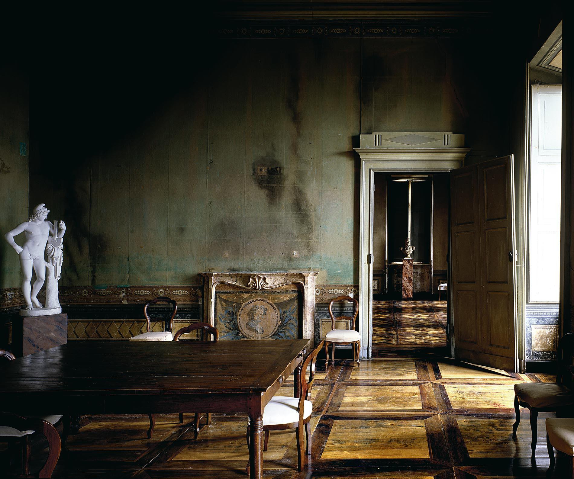 Massimo Listri Color Photograph - Castello di Govone, Piemonte (Portraif of Interiors)