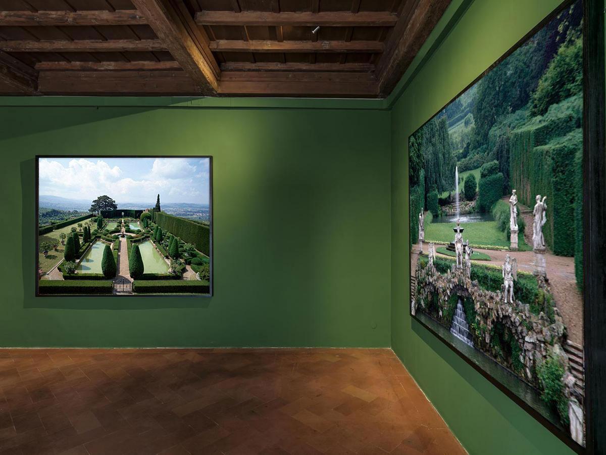 Giardino Villa Gamberaia a Firenze, Italy - Photograph by Massimo Listri
