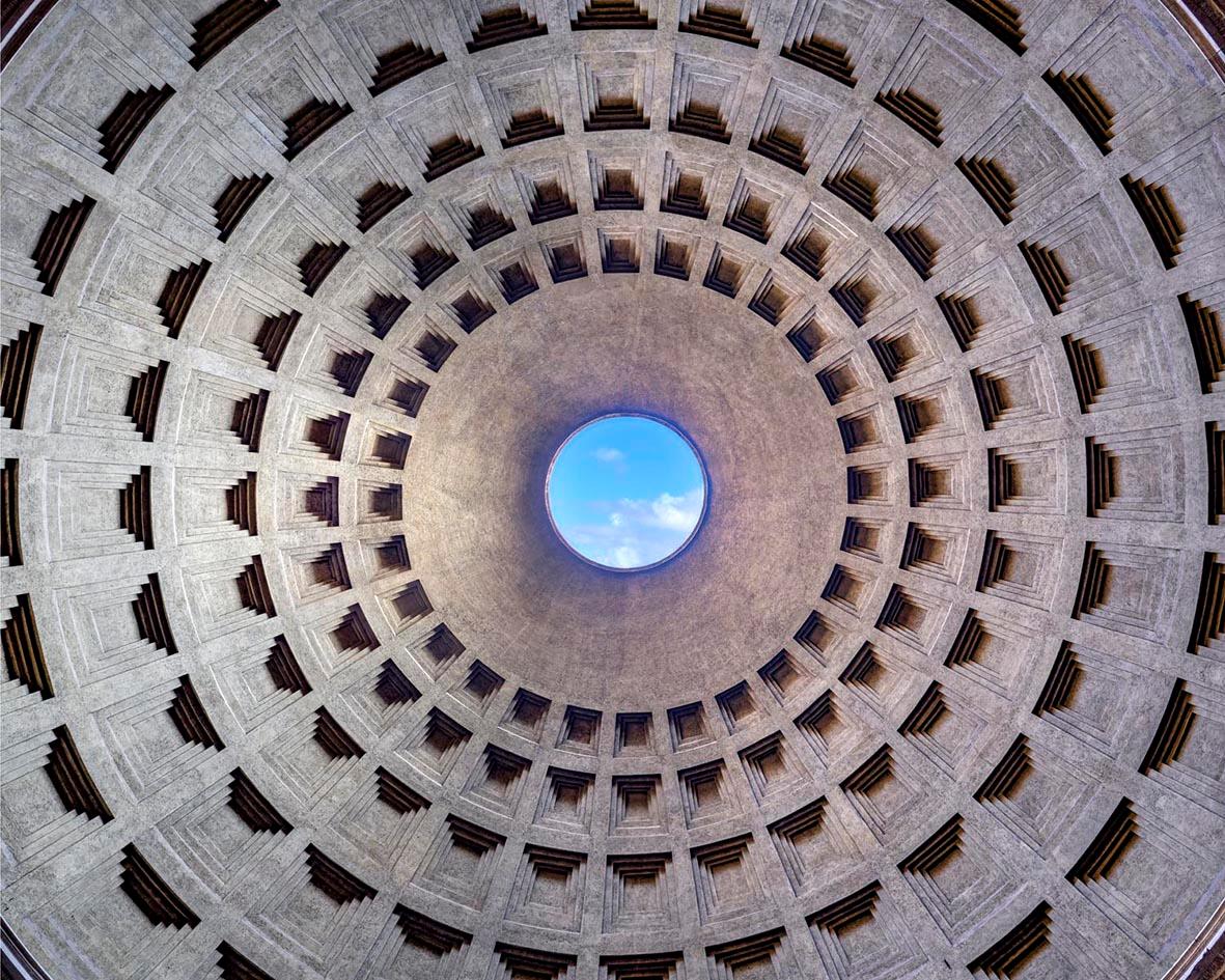 Massimo Listri Color Photograph - L'occhio degli dei Pantheon, Rome, Italy
