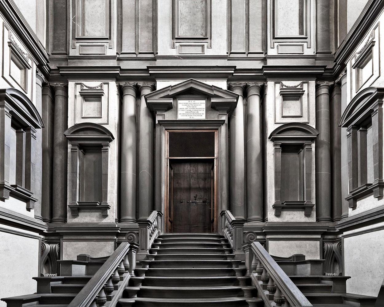 Massimo Listri, Bibliothèque Laurenziana II, Florence, Italie