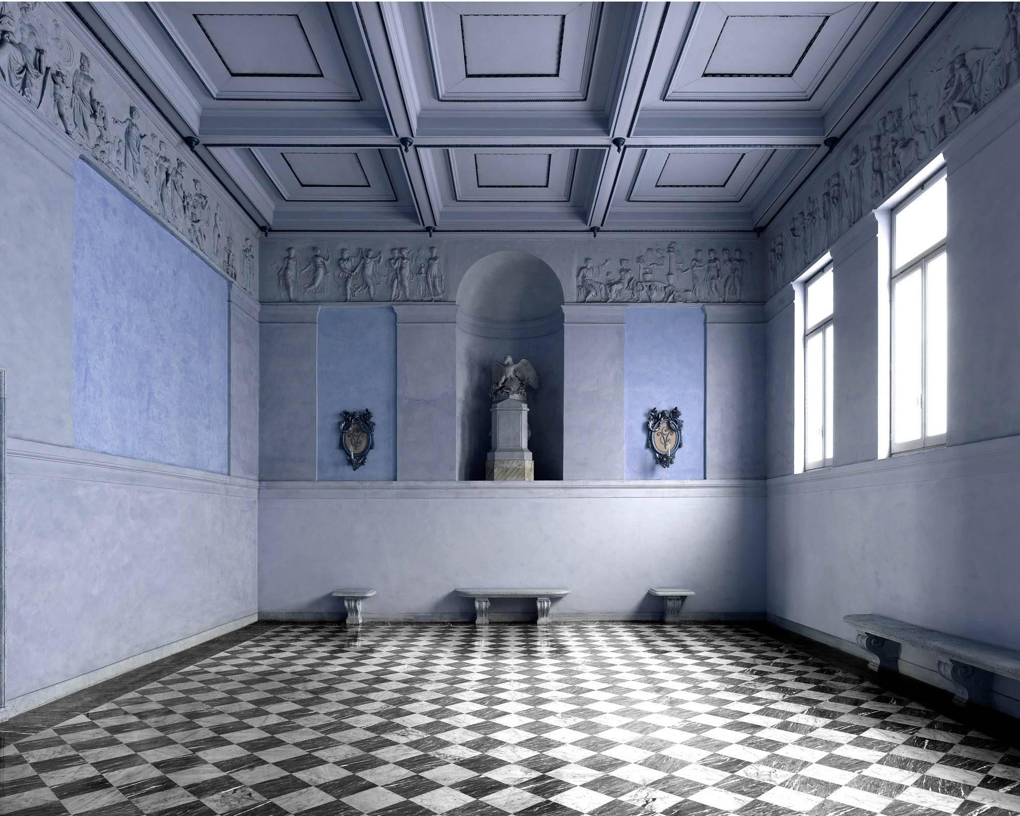 Palazzo del Quirinale Sala Napoleonica 2015
C Print
Signed, numbered, and dated on verso label

39.5 x 47.5 inches  edition of 5
47.5 x 59 inches  edition of 5
71 x 88.5 inches  edition of 5

framing options also available 
The photographer is based