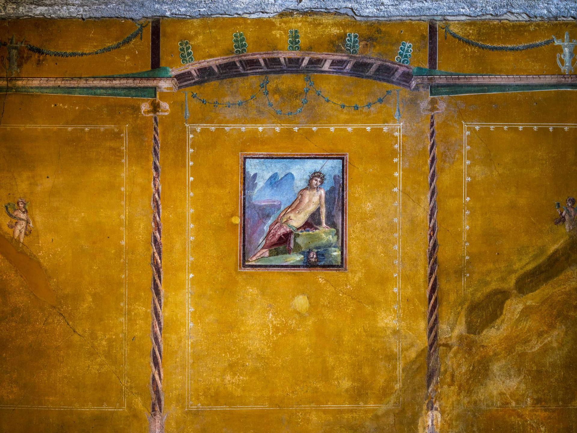 Fresque de Pompéi - Photograph de Massimo Listri