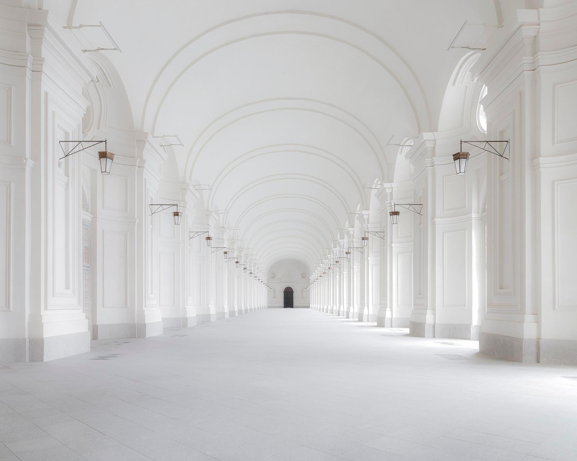 Massimo Listri Color Photograph - Venaria Reale XIV Torino 2018 - the white hall of the palast