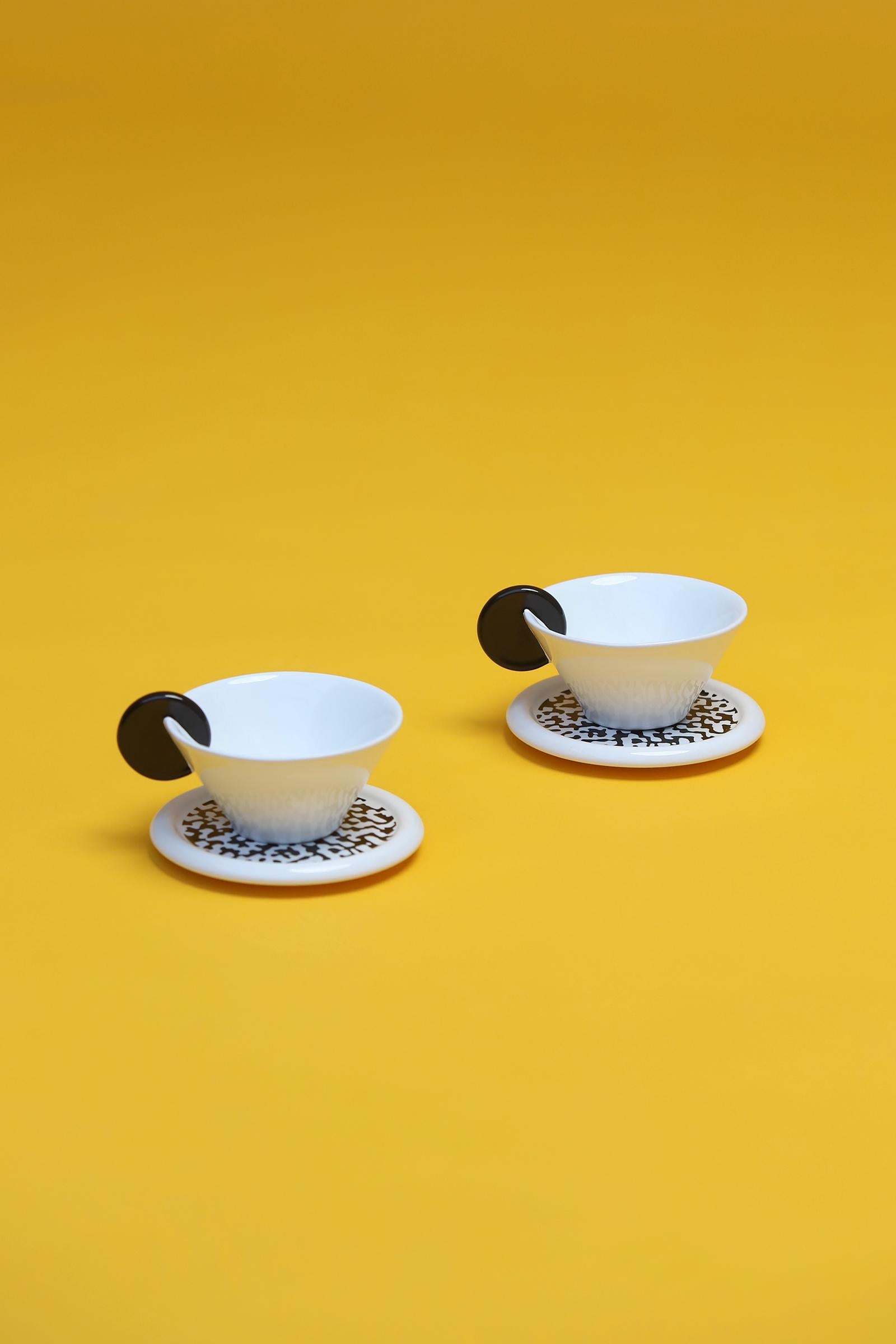 Massimo Materassi  para el juego de café Mas Italy 1984 Memphis Milano Moderno en venta
