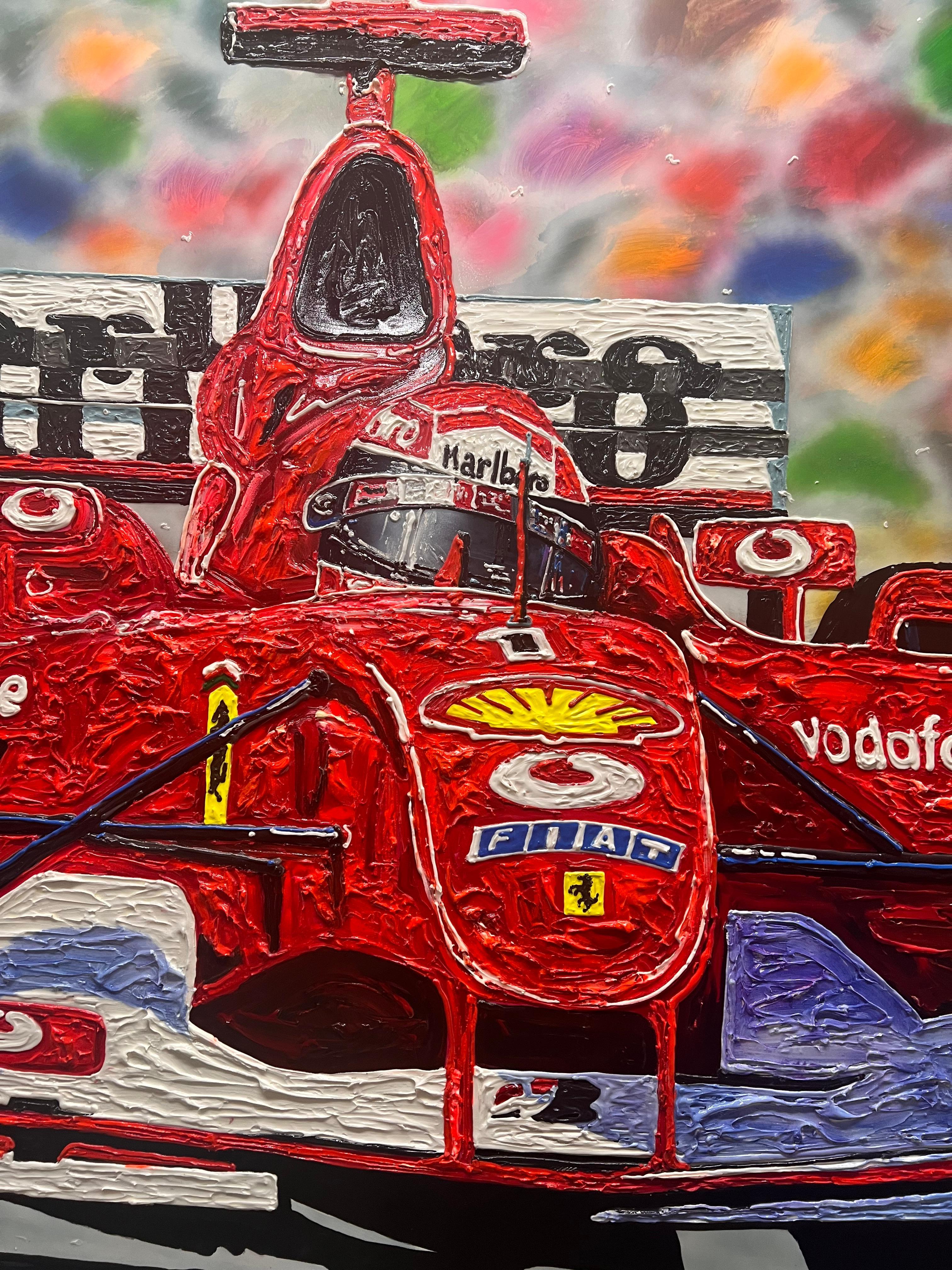 Ferrari - Painting by Massimo Meda
