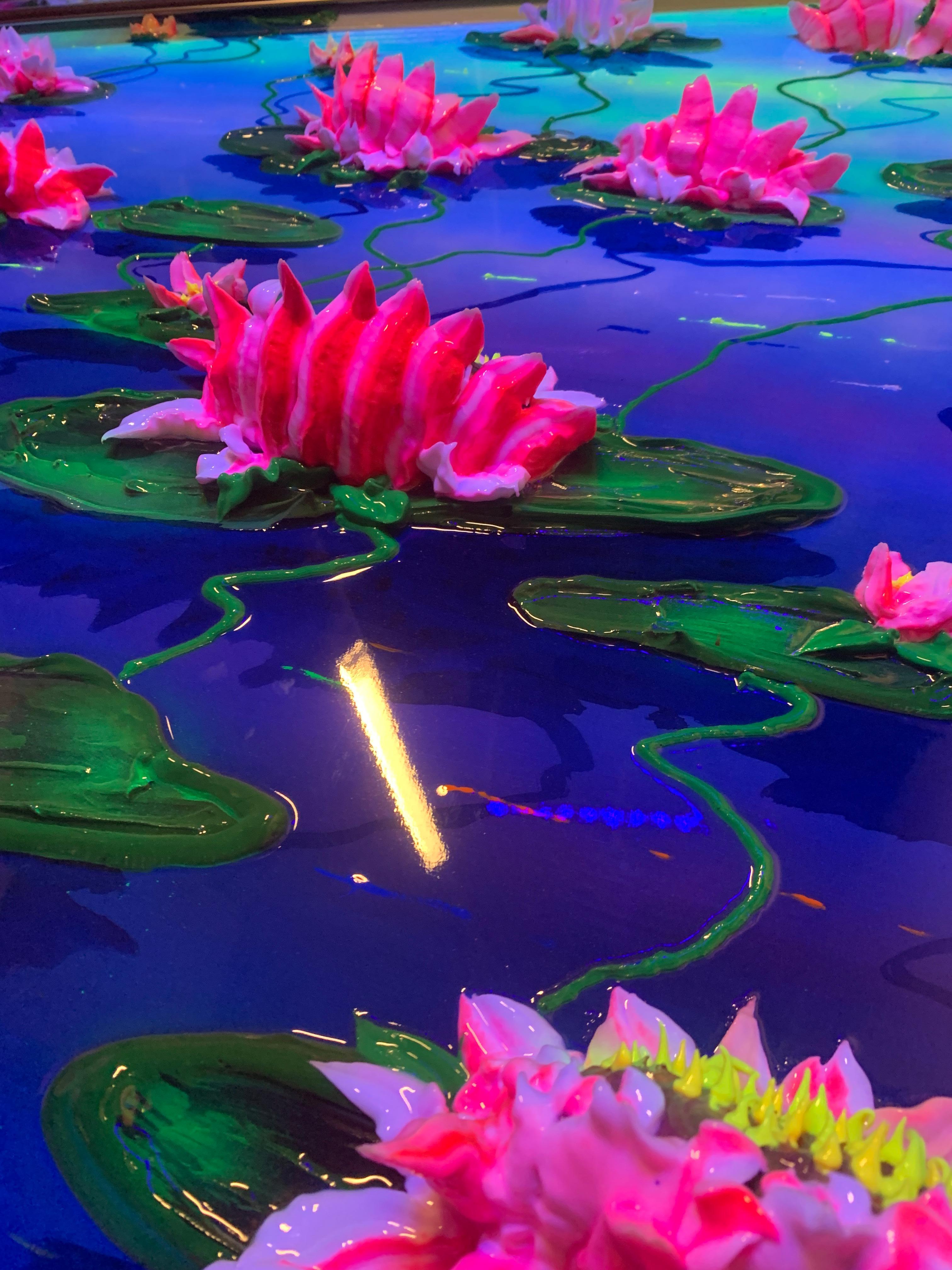 pink water-lilies
