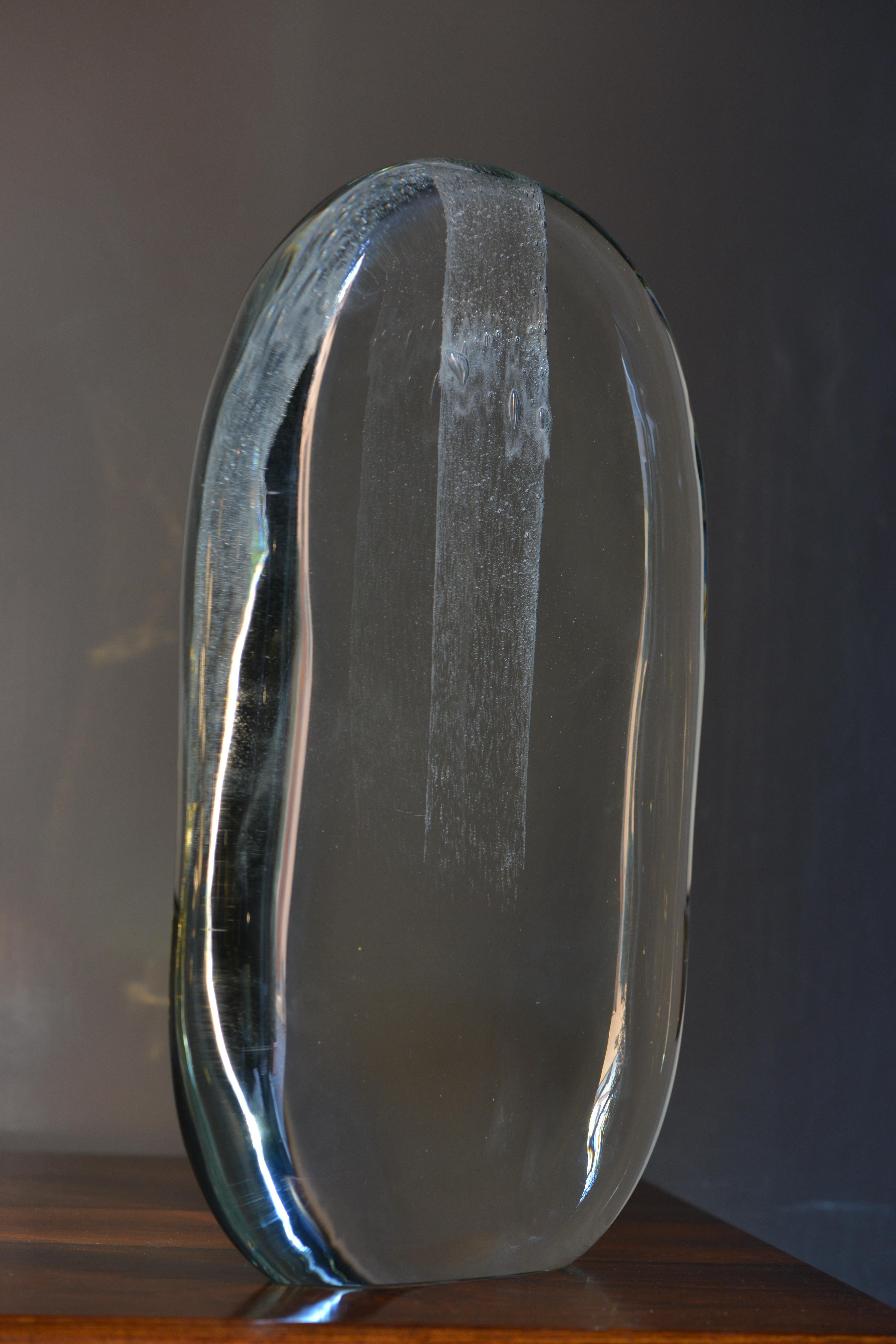 Italian Massimo Micheluzzi, Glass Sculpture, Italy, 2018 For Sale