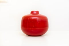 Massimo Micheluzzi Red Glass Vase