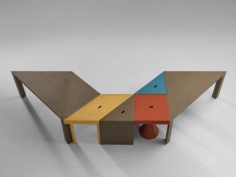 Massimo Morozzi for Cassina Modular ‘Tangram’ Dining Table For Sale 5