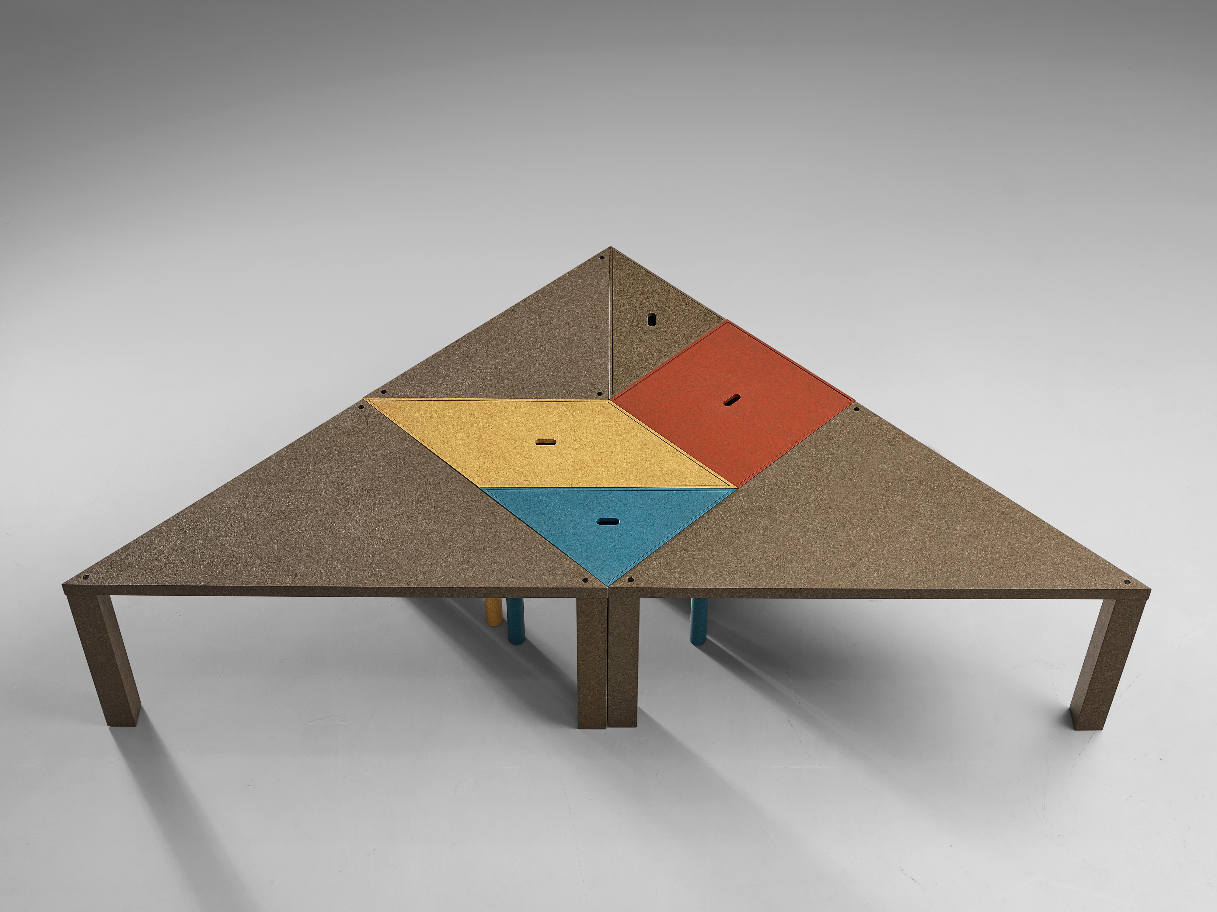 Post-Modern Massimo Morozzi for Cassina Modular ‘Tangram’ Dining Table