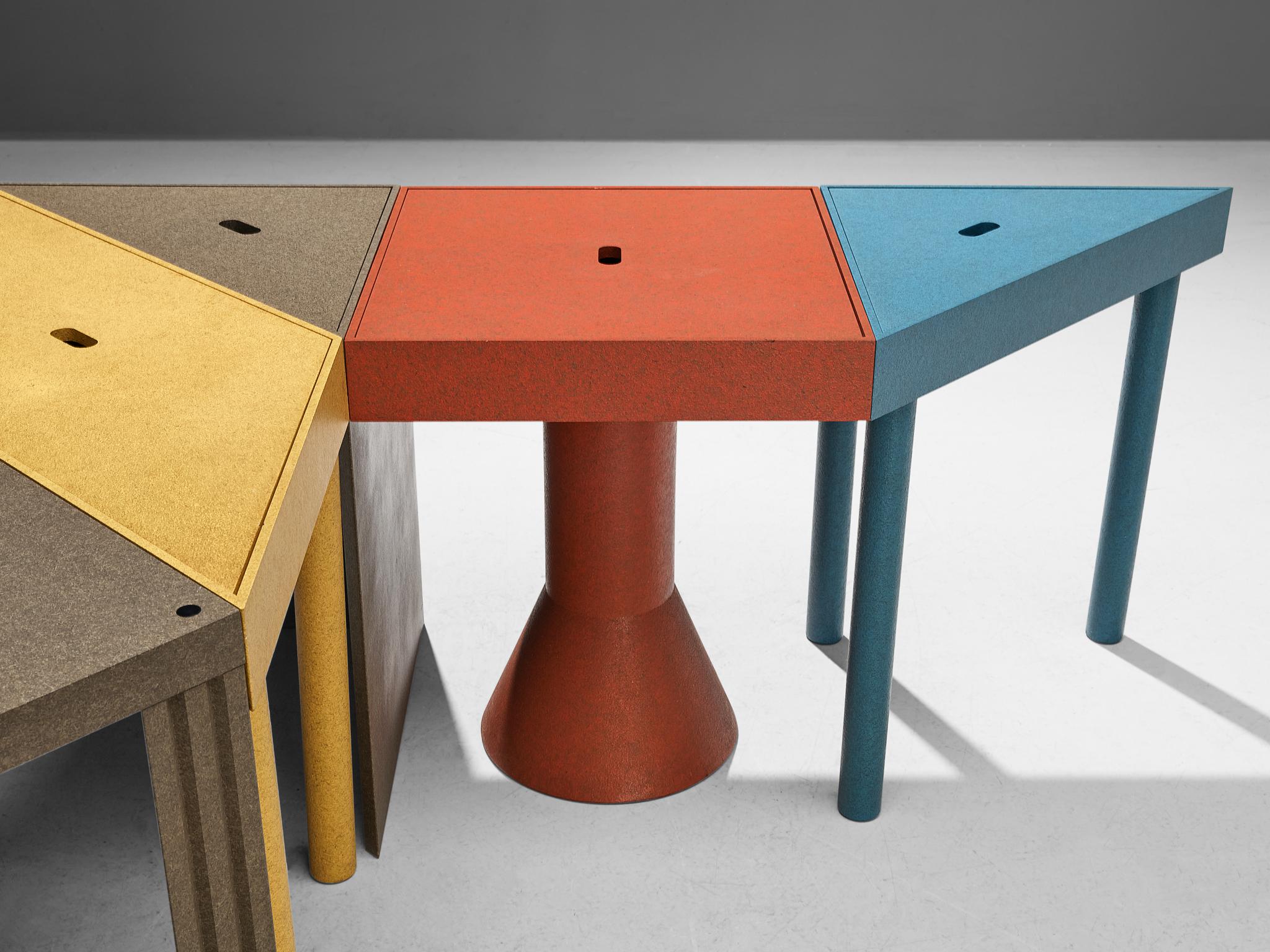 Italian Massimo Morozzi for Cassina Modular ‘Tangram’ Dining Table 