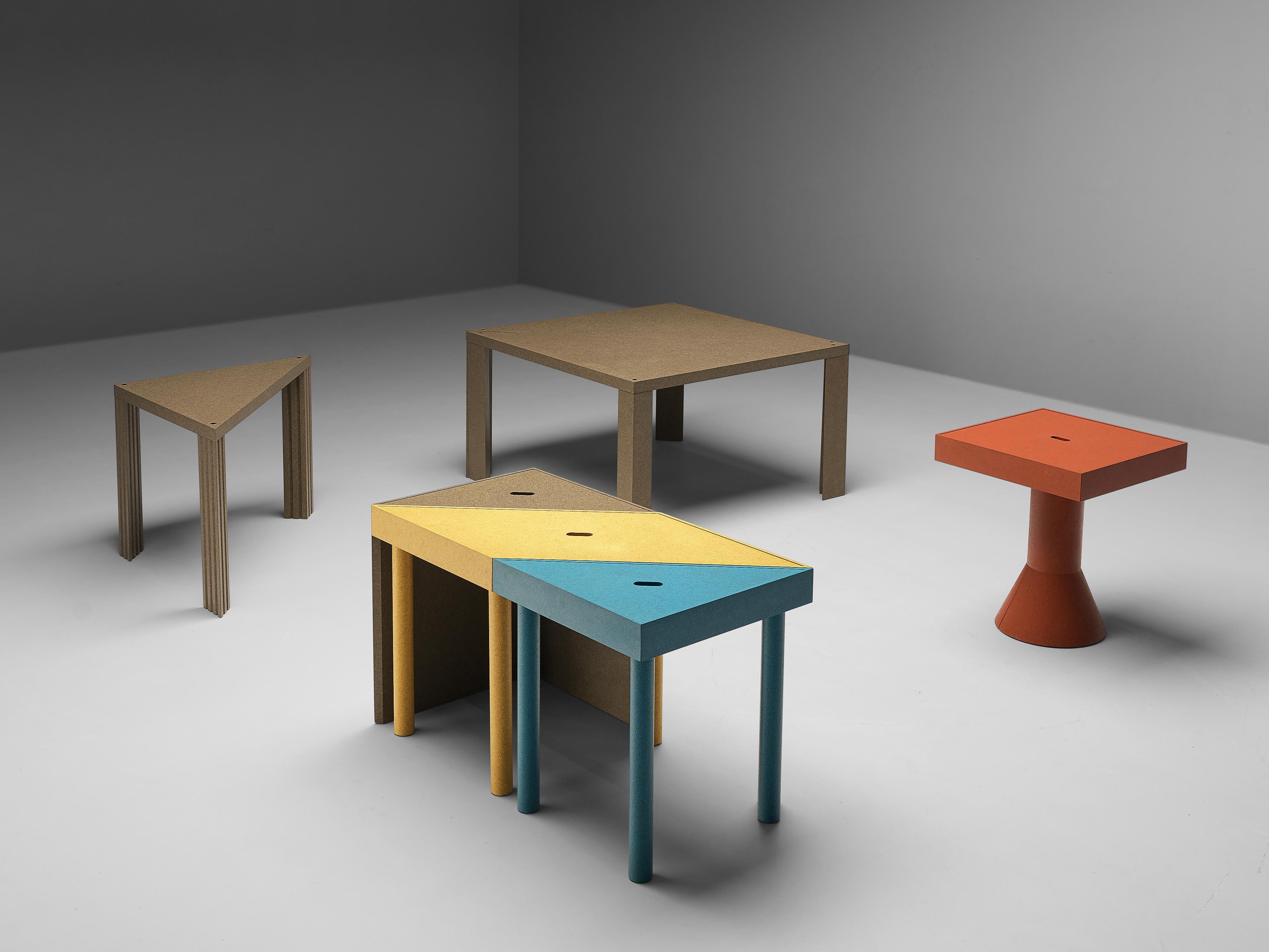 Massimo Morozzi for Cassina Modular ‘Tangram’ Dining Table in Colorful Beech 3