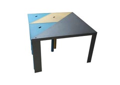Massimo Morozzi Painted Beechwood “Tangram” Modular Table for Cassina, 1983