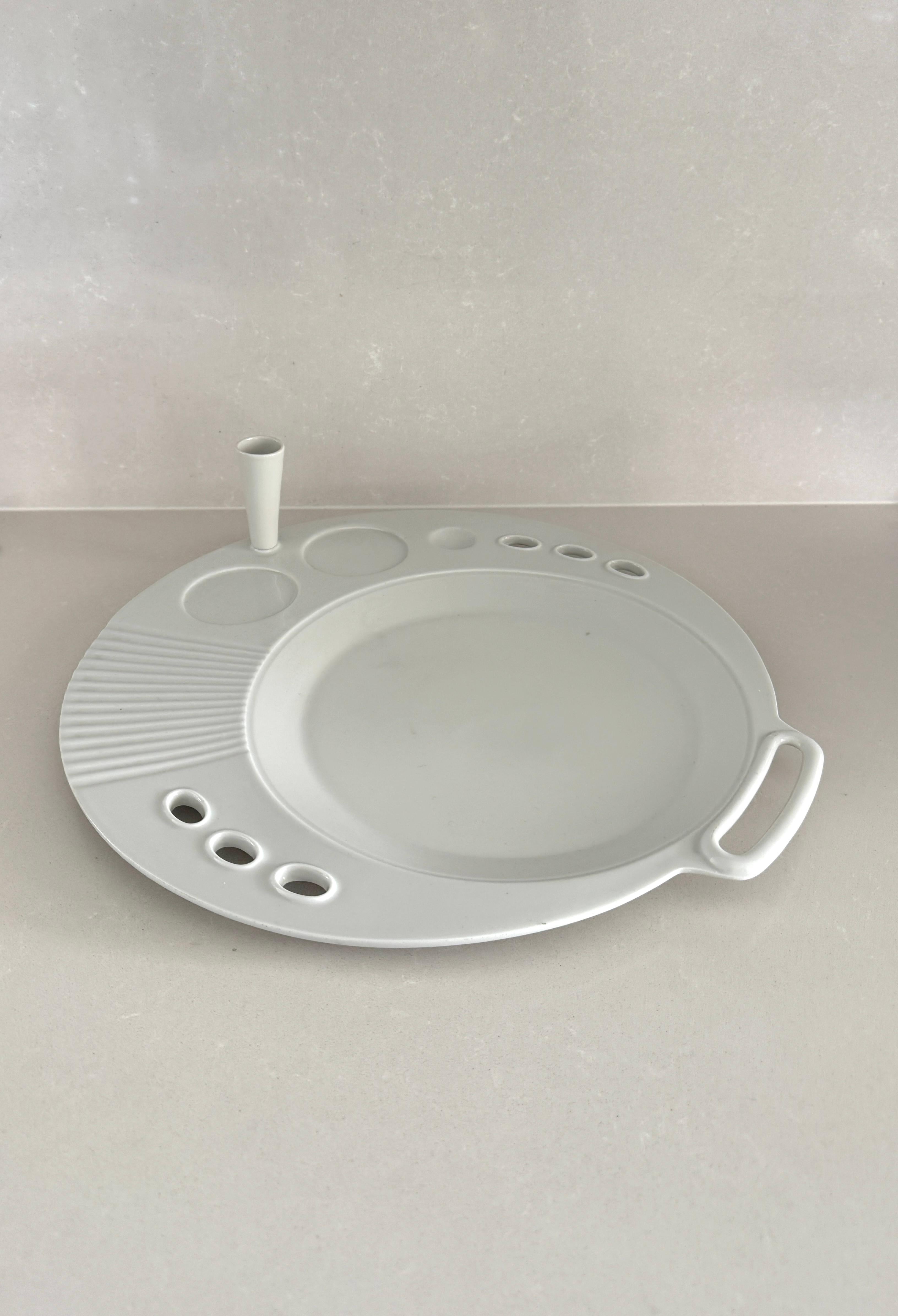 Massimo Morozzi, Juego de mesa personal mod. 'Oyster', 1987 Late 20th Century en venta
