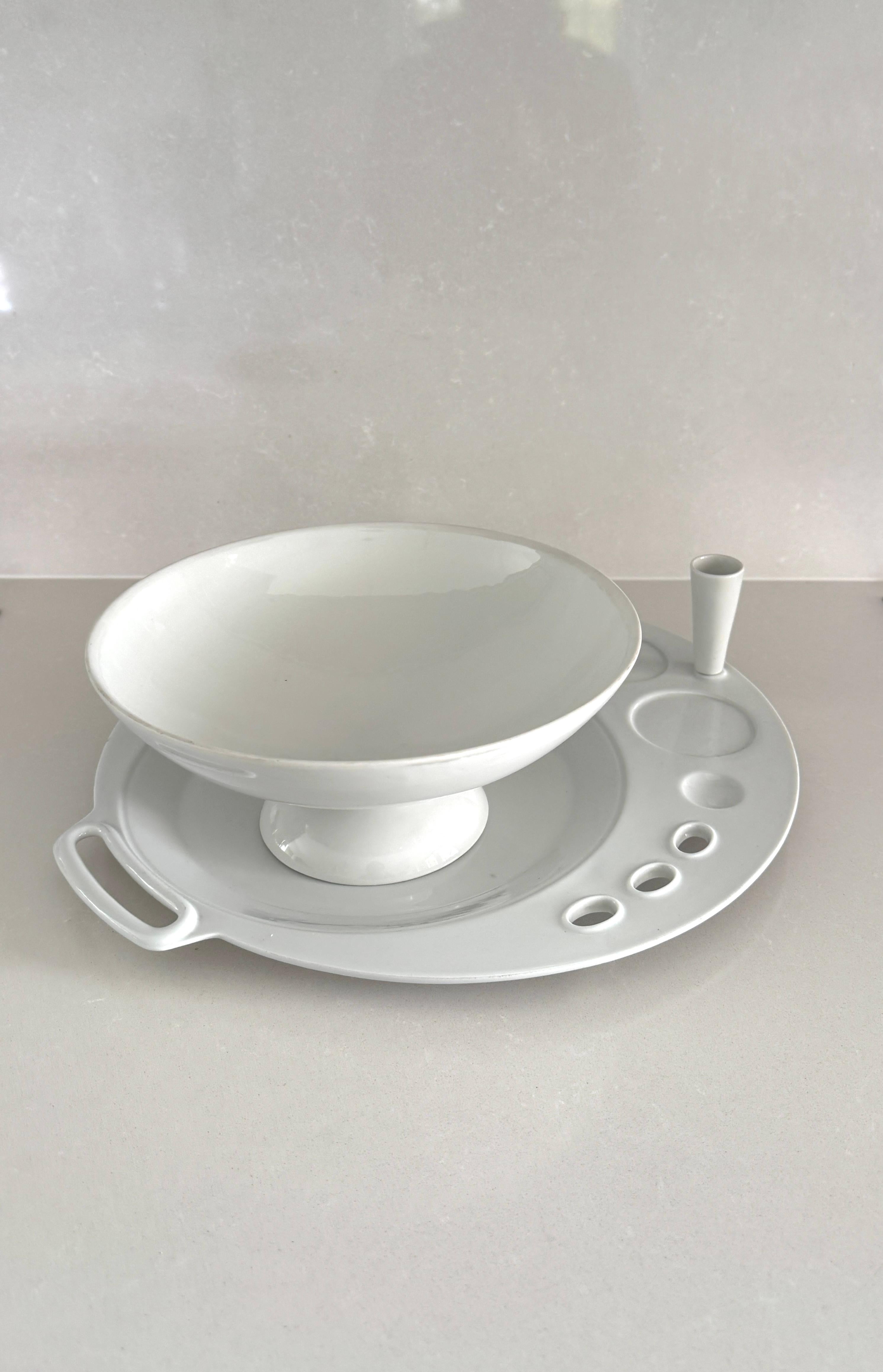 Massimo Morozzi, Juego de mesa personal mod. 'Oyster', 1987 en venta 1