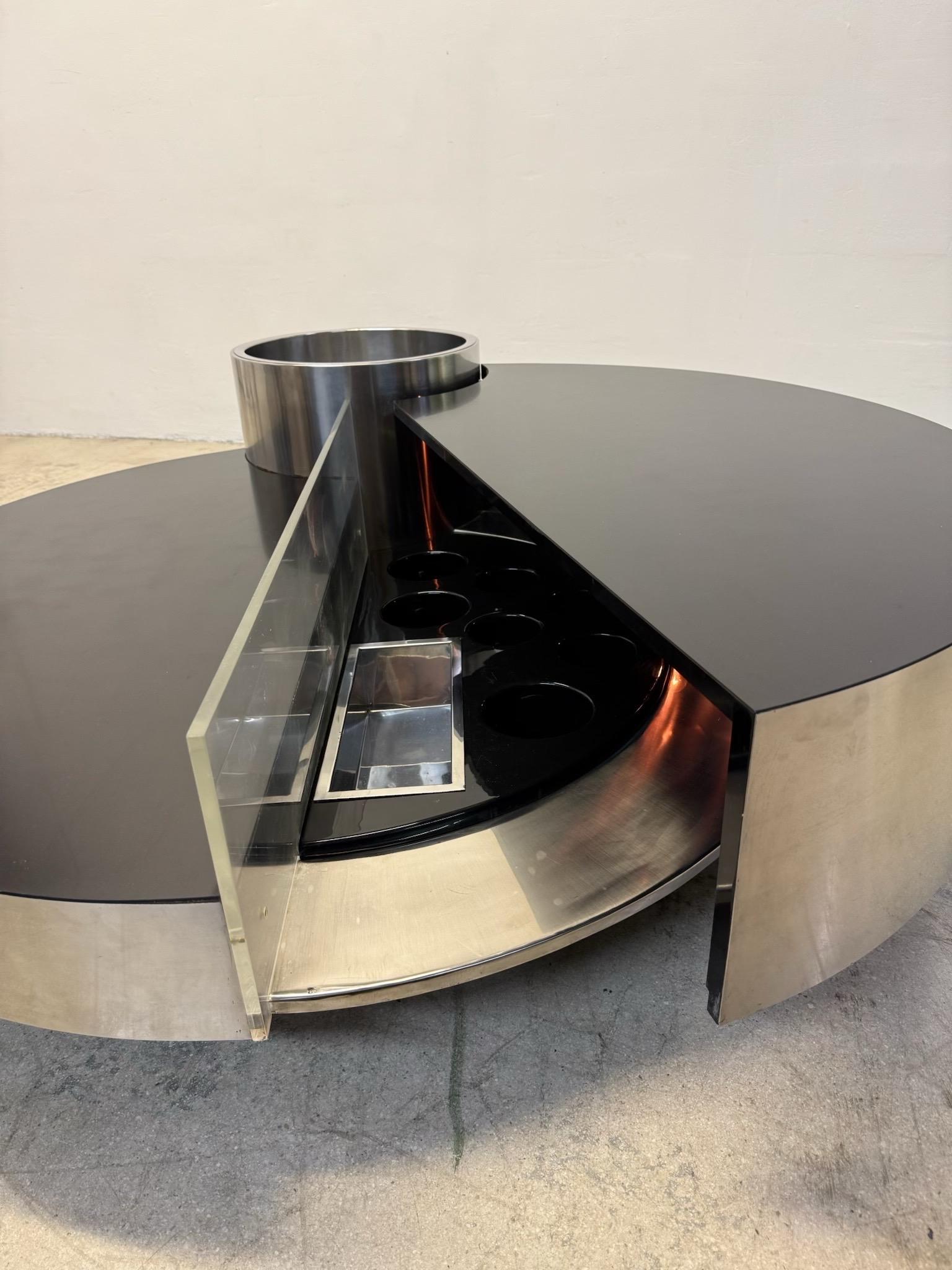 Massimo Papiri Harry's Bar Kaffee-/Cocktailtisch von Mario Sabot, 1970er Jahre im Angebot 6
