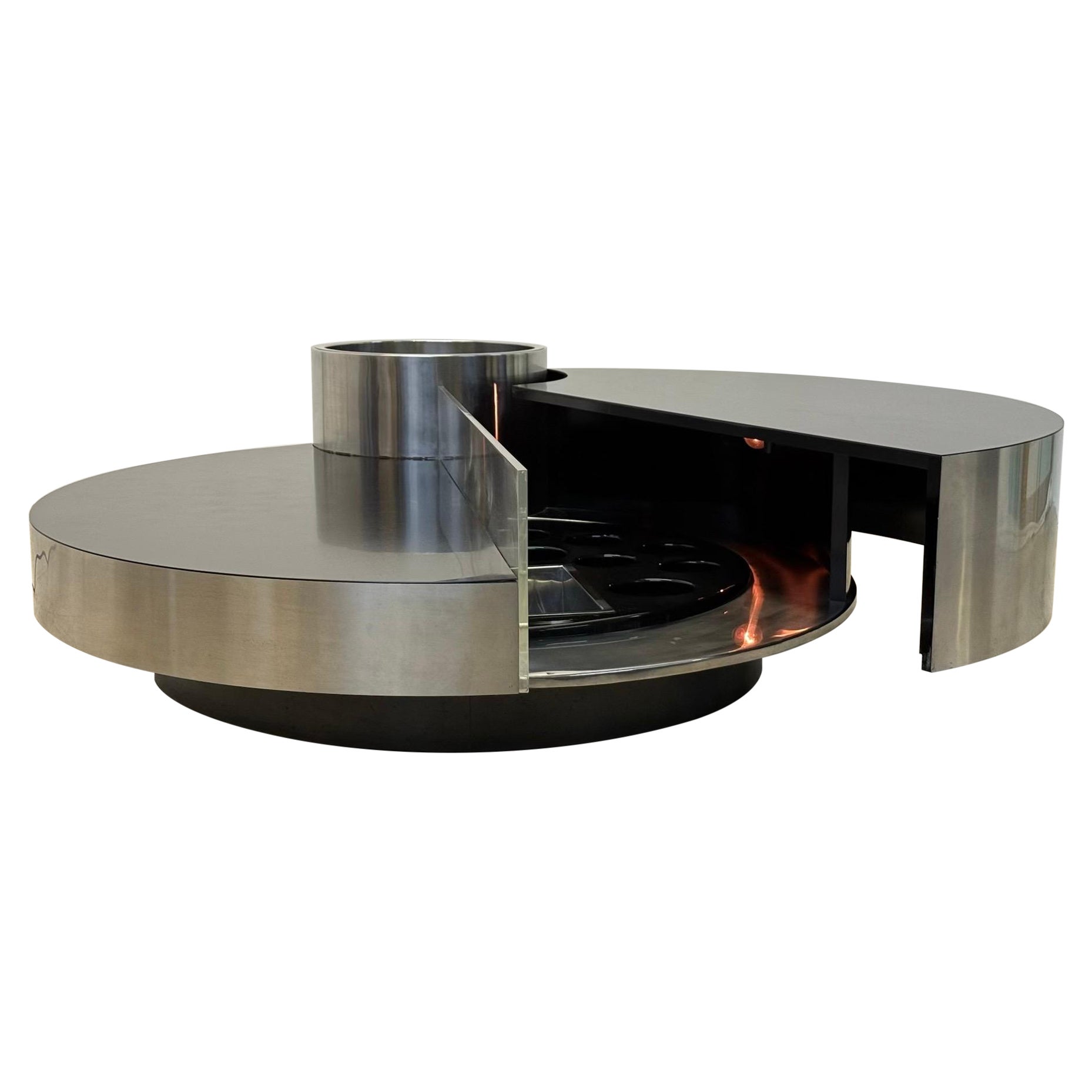 Massimo Papiri “Harry’s Bar” Coffee / Cocktail Table by Mario Sabot, 1970s