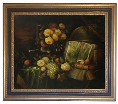 STILL LIFE- Massimo Reggiani - Scuola di italiano -  Pittura italiana olio su tela