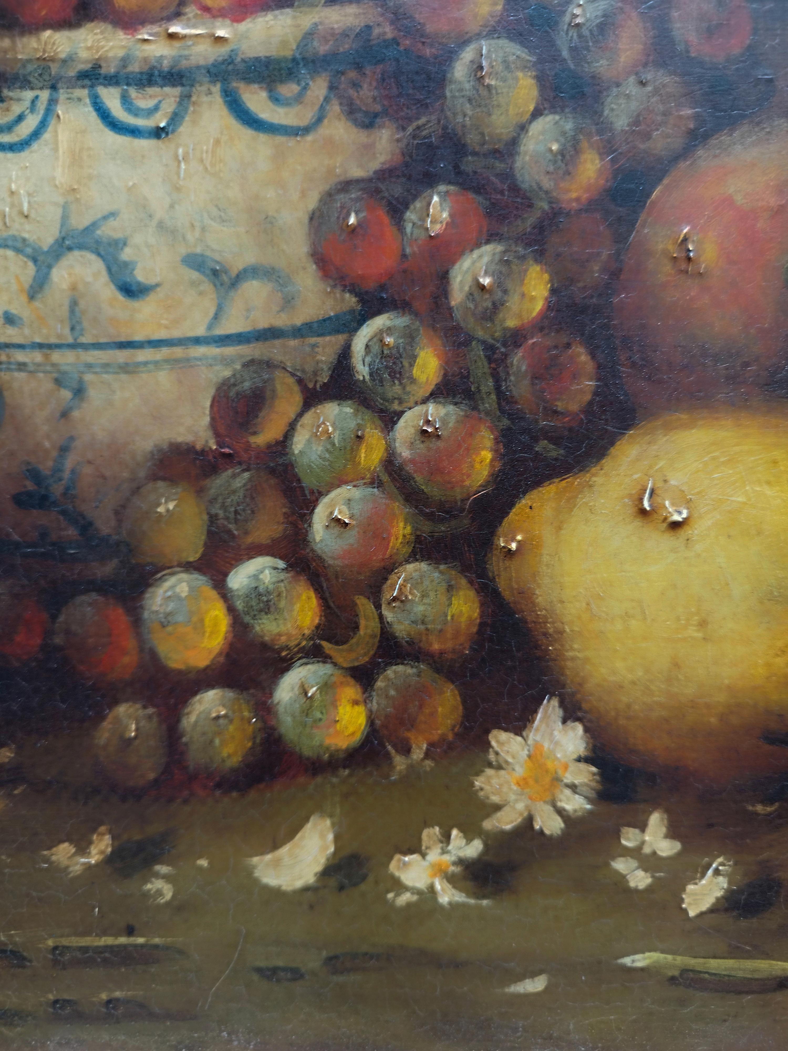 VIDA TRANQUILA - Massimo Reggiani -  Óleo sobre lienzo Pintura italiana en venta 9