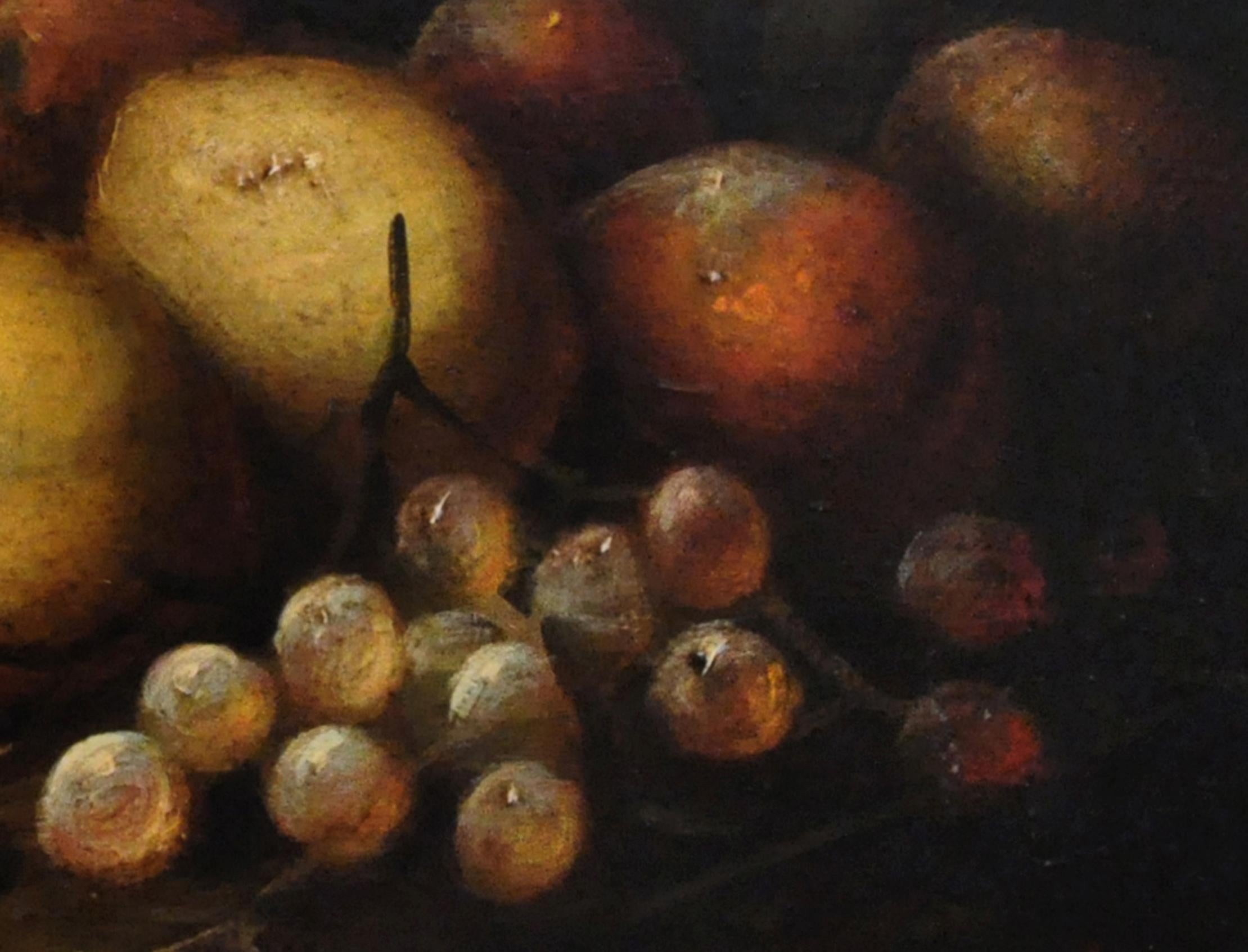 STILL LIFE - Massimo Reggiani -  Oil on Canvas Italian Painting For Sale 1