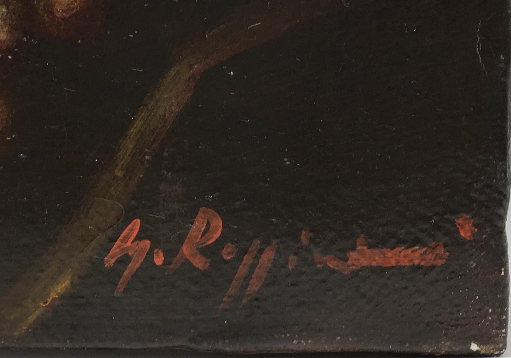 STILL LIFE - Massimo Reggiani - Italienisches Gemälde, Öl auf Leinwand im Angebot 5