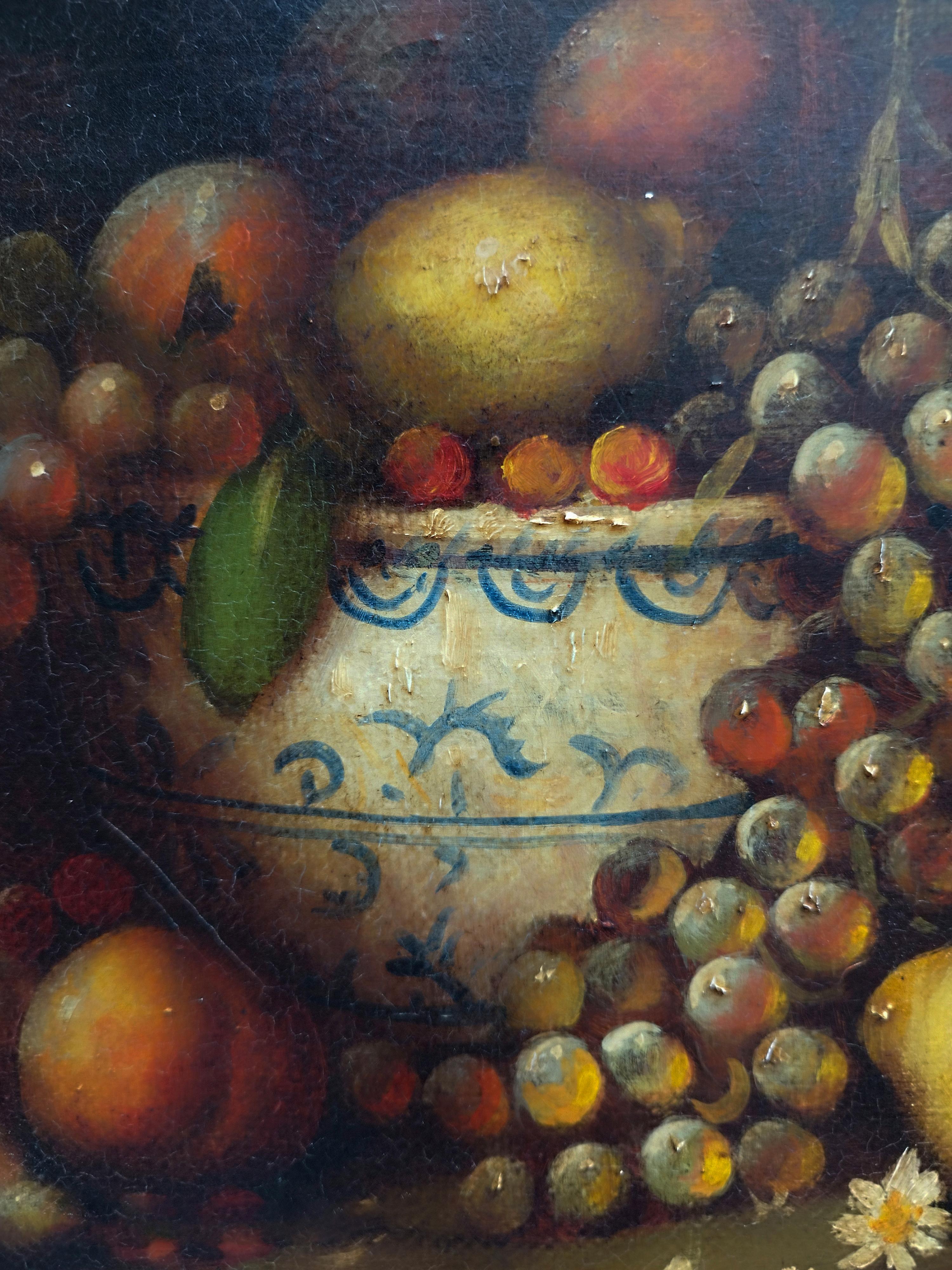 VIDA TRANQUILA - Massimo Reggiani -  Óleo sobre lienzo Pintura italiana en venta 6