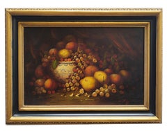 STILL LIFE - Massimo Reggiani -  Oil on Canvas Italian Painting