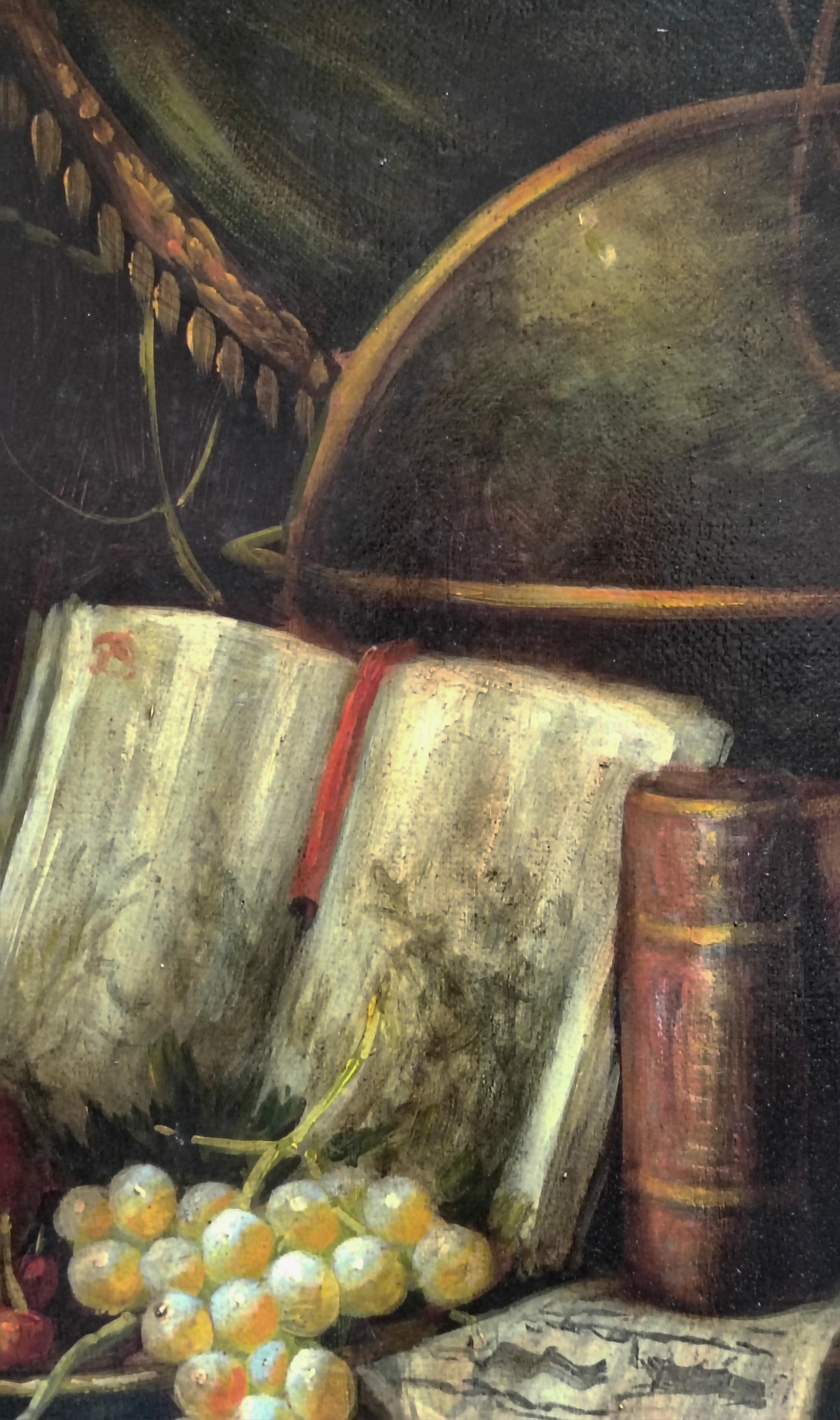 STILL LIFE - Massimo Reggianil - Pittura italiana olio su tela in vendita 13