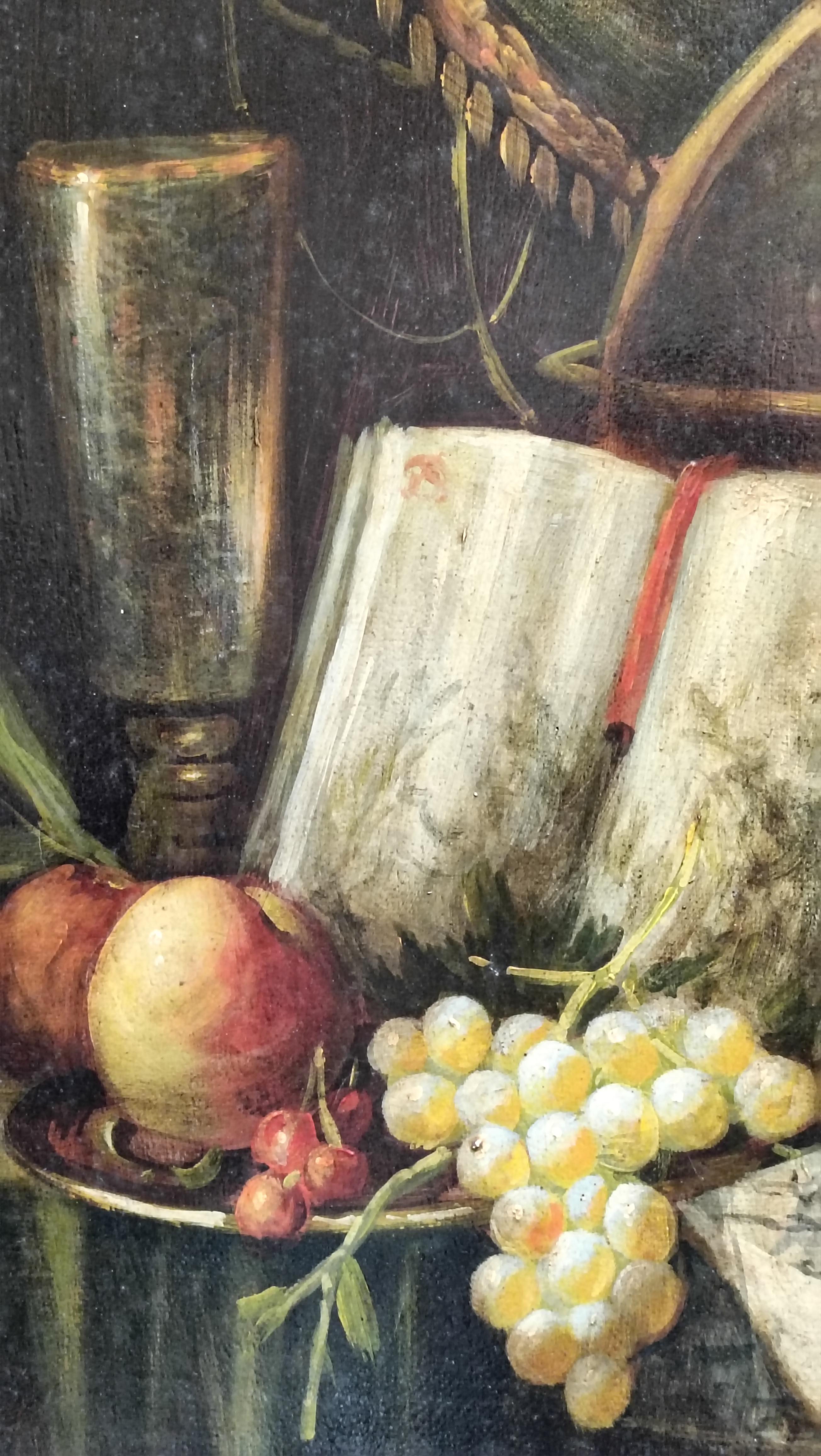 STILL LIFE - Massimo Reggianil - Pittura italiana olio su tela in vendita 14