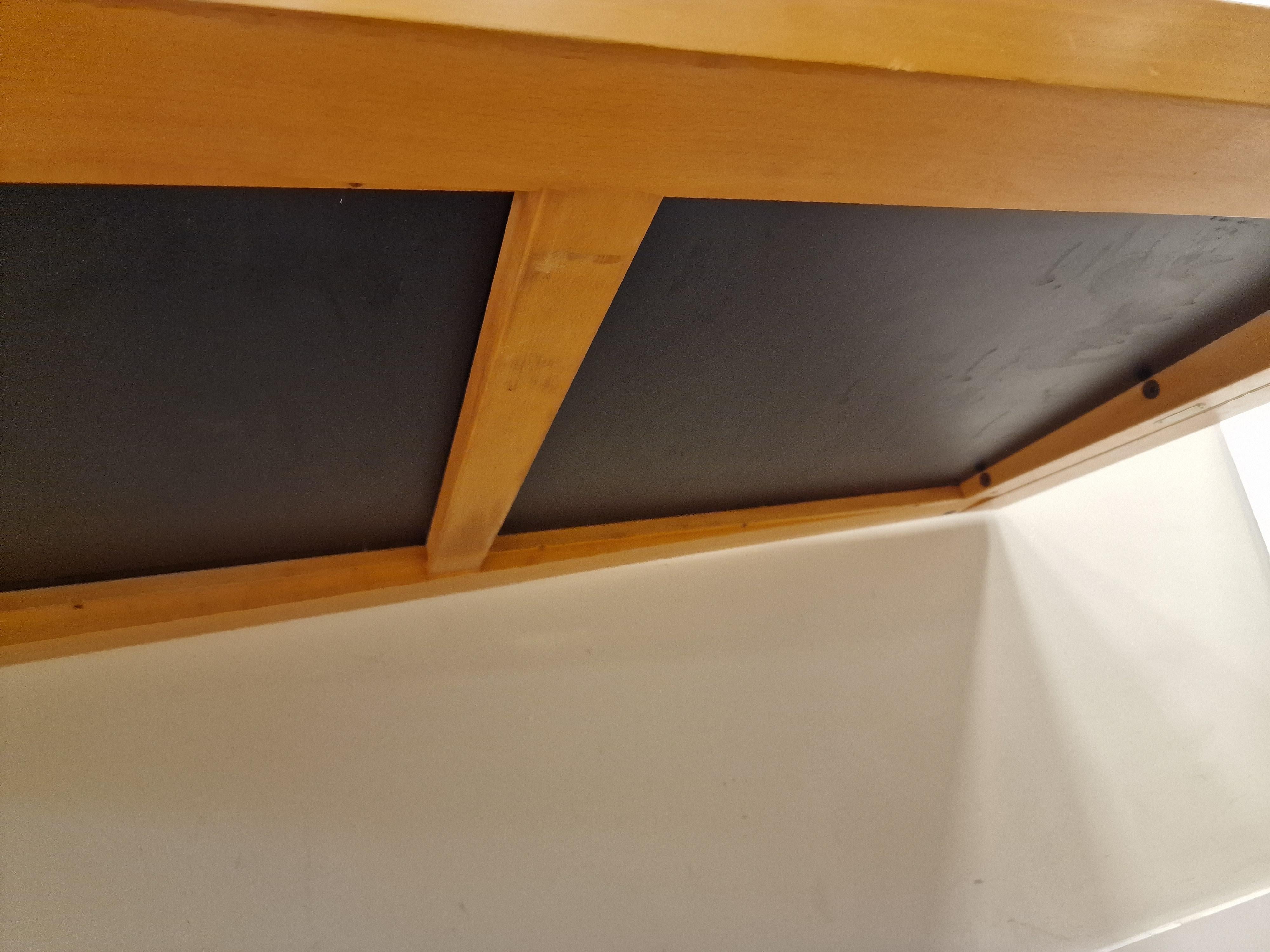Massimo Scolari Italian Desk table for Giorgetti, black rubber wood For Sale 9