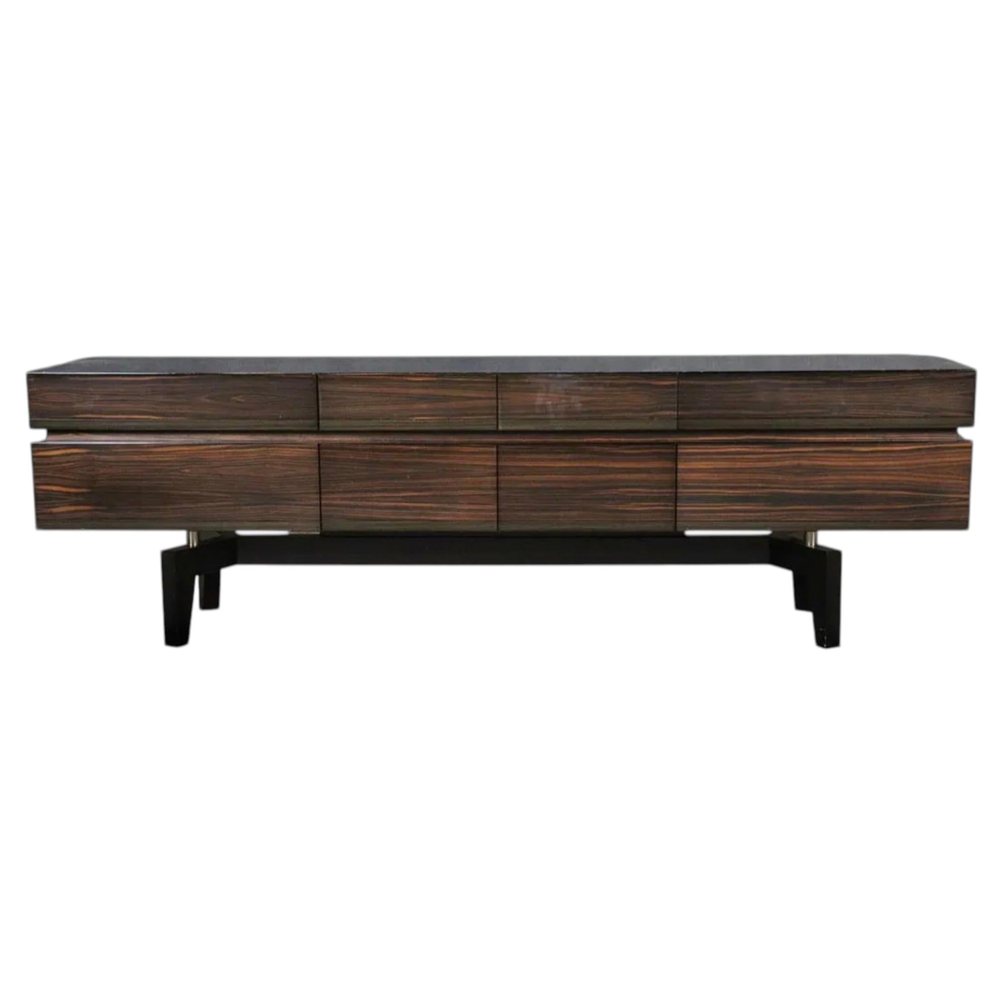 Massimo Scolari Low Profile Dresser in Calamander Wood