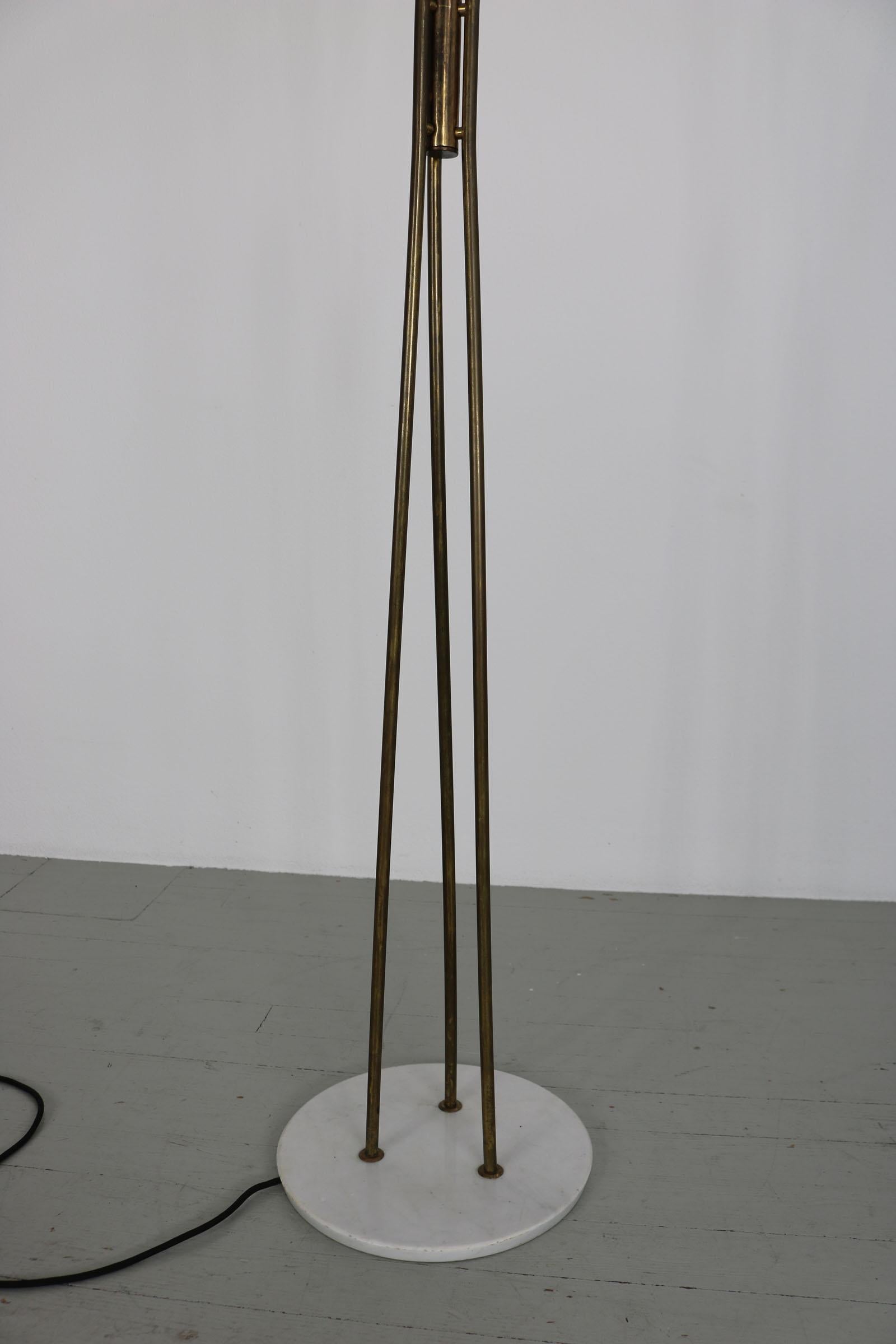 Lampada da terra italiana degli anni '50 di Gateano Scolari Stilnovo in vendita 1