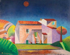 Landschaft - Gemälde von Massimo Sonnini - 2000