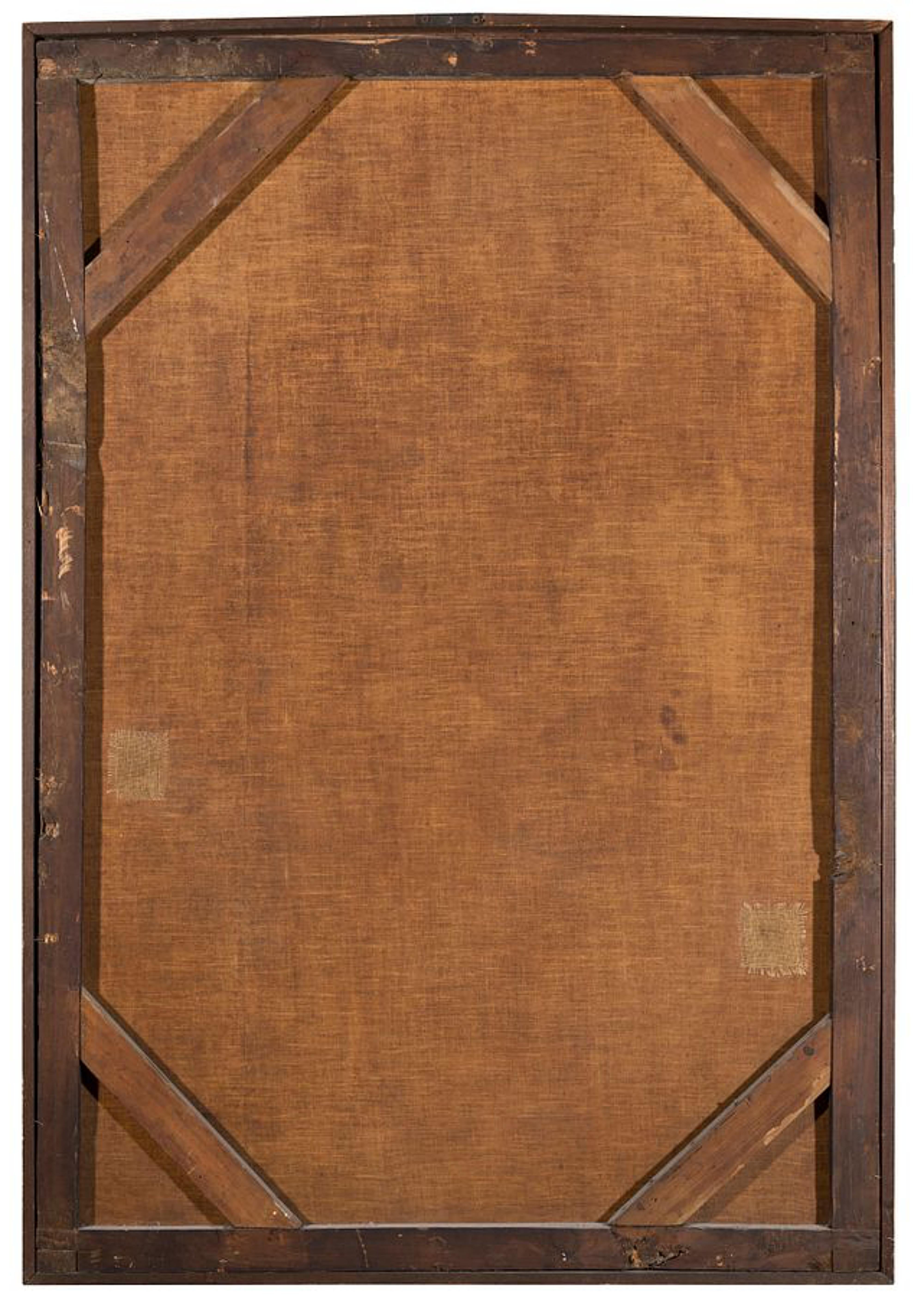 Massimo Stanzione (Frattamaggiore oder Orta di Atella 1585 - Neapel 1656) Kreis der
Besuch der heiligen Jungfrau Maria bei ihrer Cousine, der heiligen Elisabeth
Öl auf Leinwand
147 x 100 cm

Geschriebenes Gutachten von William Suida als Massimo