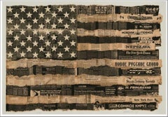 Melting Pot Flag, Pop Art Silkscreen by Massimo Vignelli