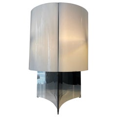 Massimo Vignelli Arteluce Mod. 526 Metal and Perspex Table Lamp, 1965