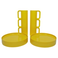 Massimo Vignelli for Heller Mid Century Modern Plates and Mugs for Six