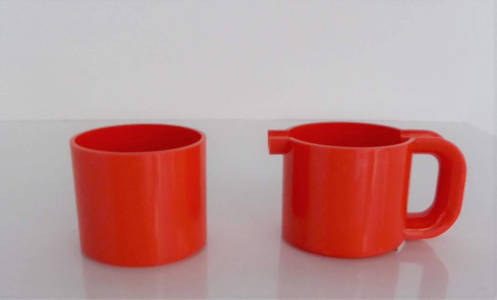 Massimo Vignelli for Heller Set of Max 2 ABS Dinnerware, Italy 1960s - 22 Pieces 2
