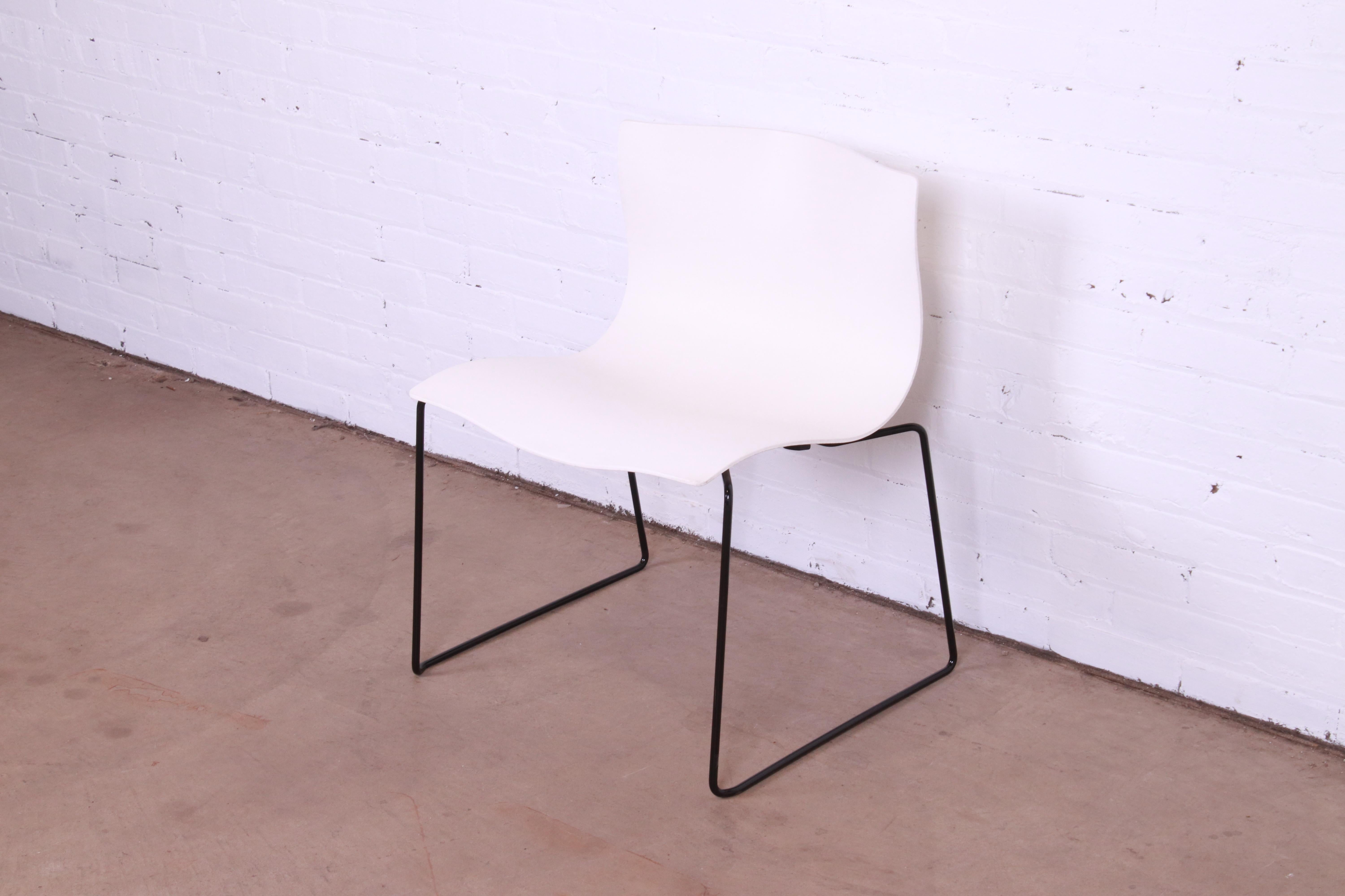 Massimo Vignelli für Knoll International Postmoderne Taschentuchstühle, Zwölf im Angebot 4
