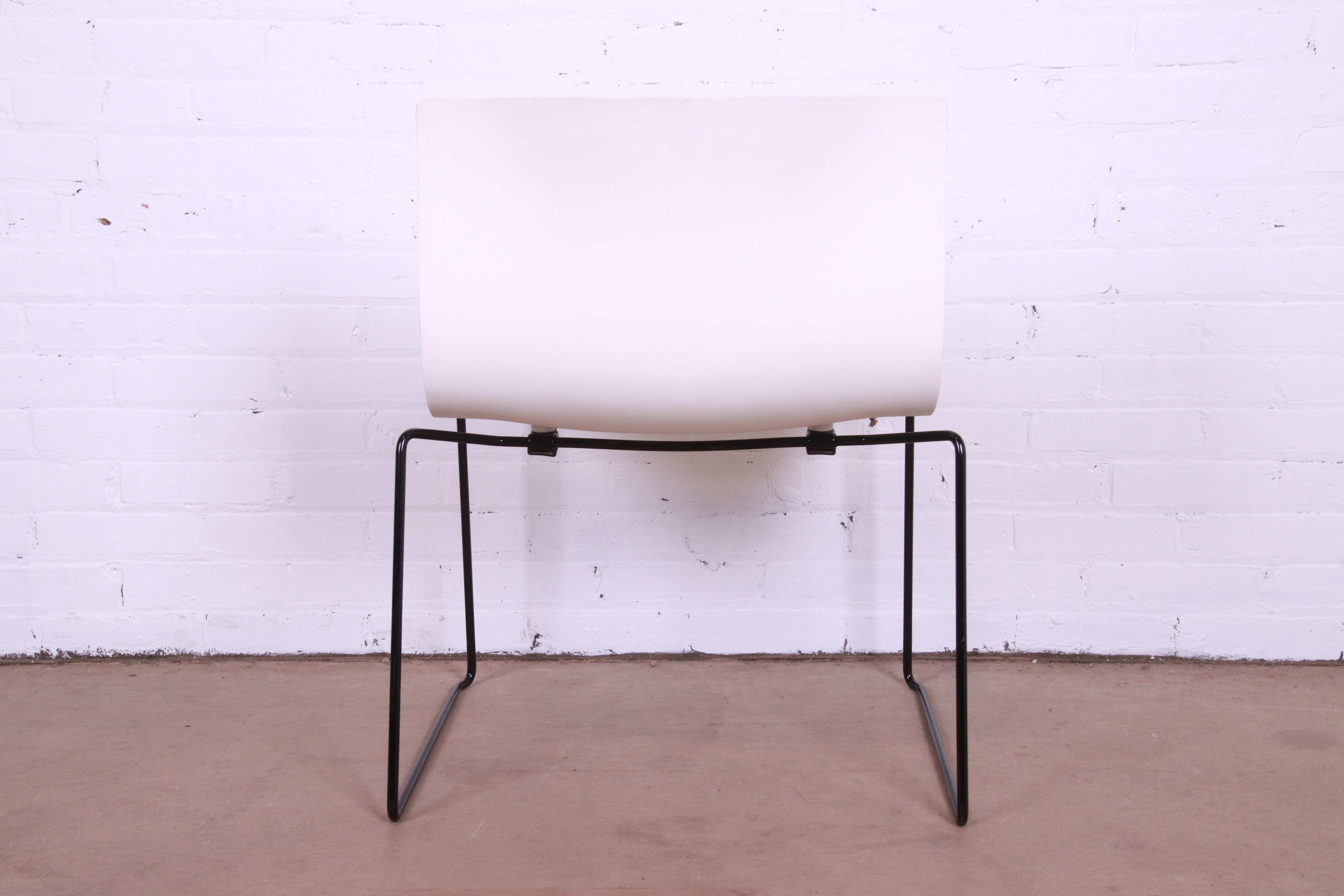 Massimo Vignelli für Knoll International Postmoderne Taschentuchstühle, Zwölf im Angebot 8