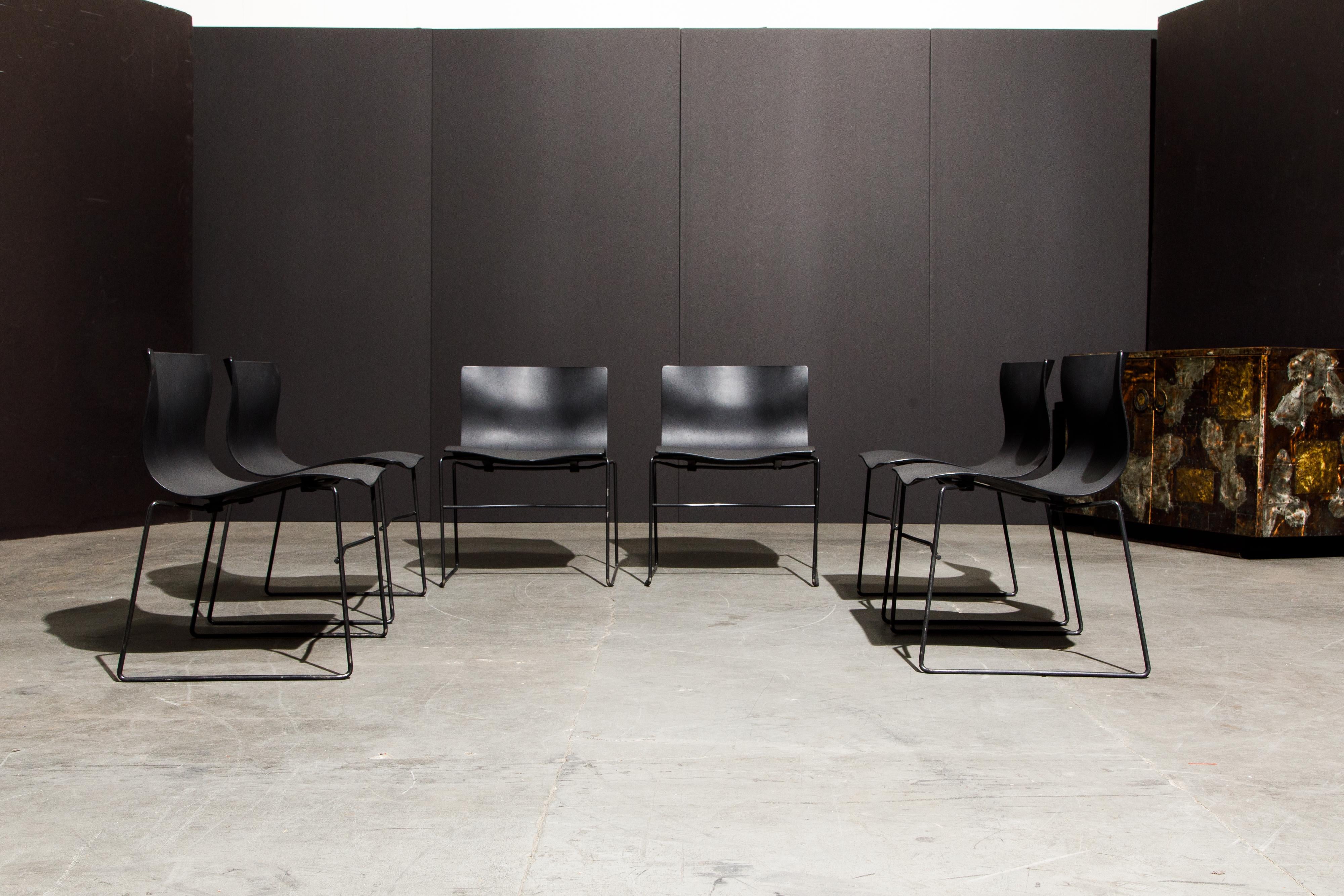 Ensemble de douze chaises Handkerchief de Massimo Vignelli pour Knoll Intl, signées en vente 8