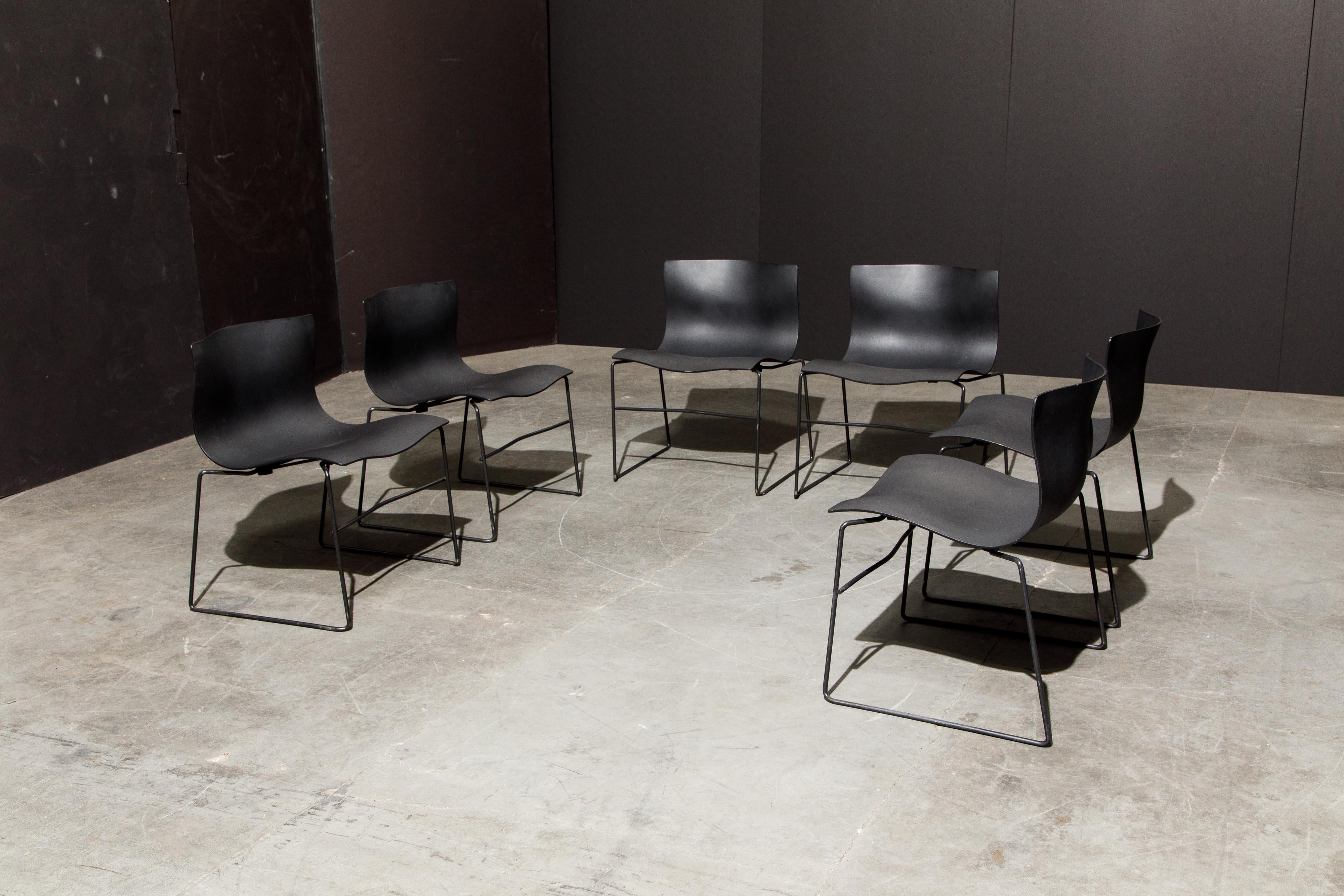Massimo Vignelli for Knoll Intl 'Handkerchief' Chairs, Signed, Set of Twelve 8